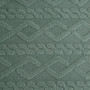 Deka BRAID s ozdobným vrkočom 200x220 cm zelená